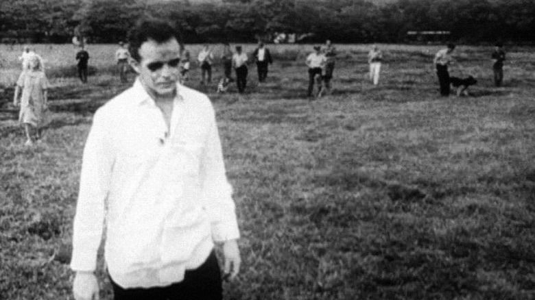 Zombies in a field in "Night of the Living Dead."