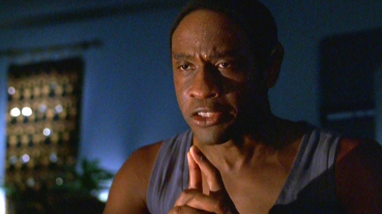 Tuvok sweating while trying to meditate for pon farr