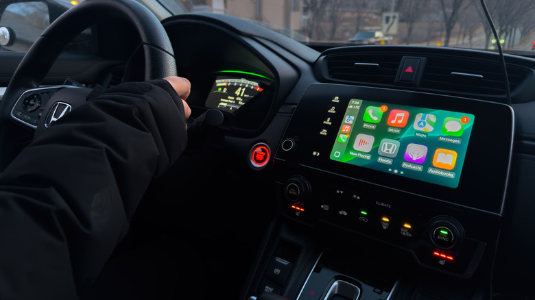 CarPlay experience in a Honda vehicle