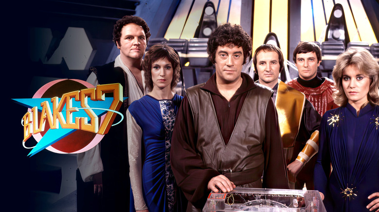 Blake's 7 cast and logo