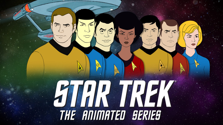 Star Trek: The Animated Series promo art featuring full cast