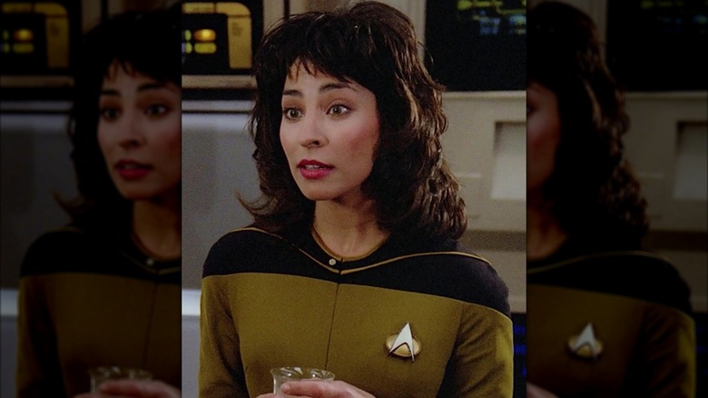 Ensign Sonya Gomez in Star Trek: The Next Generation.