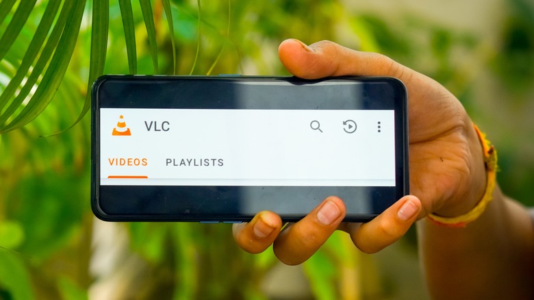 The VLC app on a smartphone.