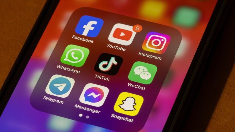 App icons displayed on an iPhone screen