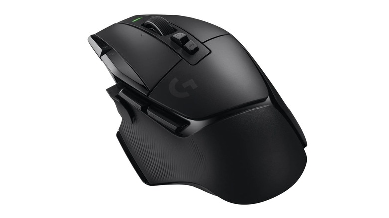 Logitech G502 X Lightspeed wireless gaming mouse on a white background.