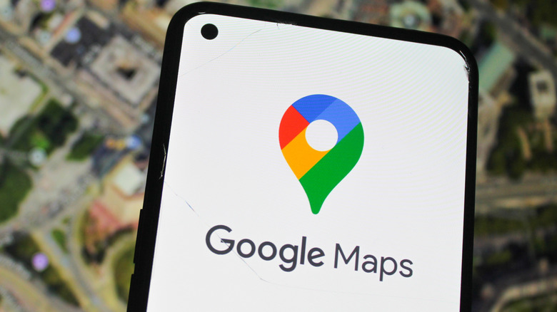 Google Maps icon displayed on smartphone screen