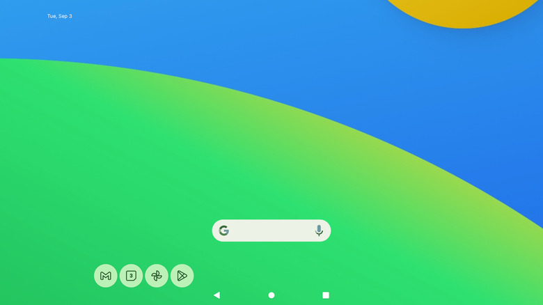 Pixel Launcher screenshot showing home screen