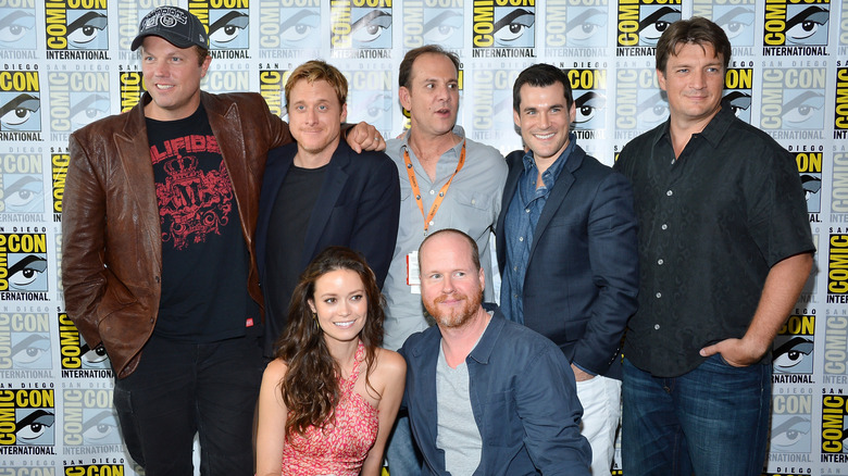 A photo of the cast of Firefly