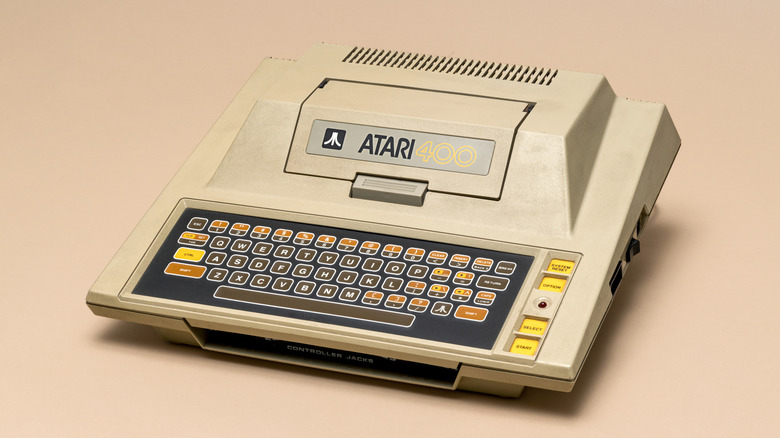 An Atari 400 computer