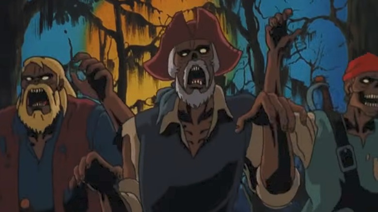 Zombies attacking while the Song Terror Time Again plays