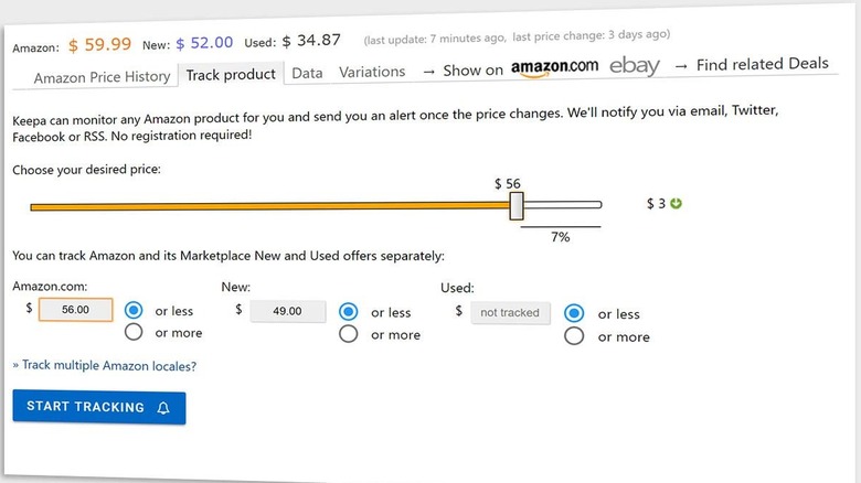keepa price tracker for Amazon