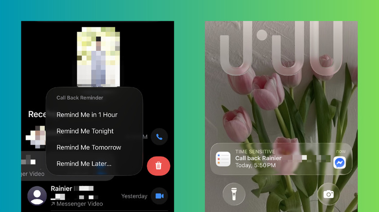 Enabling call back reminder on iOS 26
