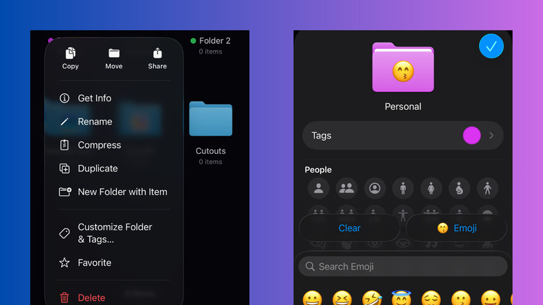 Customizing Files folders in iOS 26