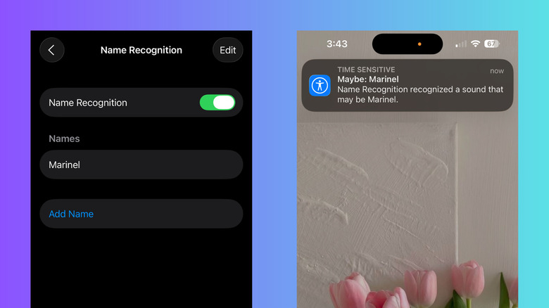 Setting up Name Recognition in iOS 26