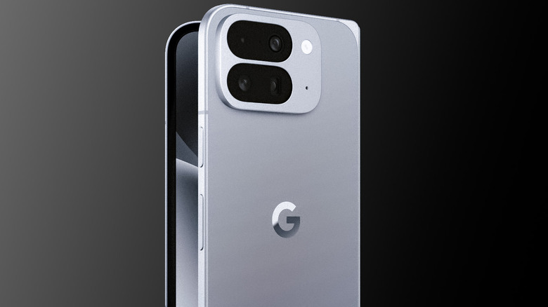 Pixel 10 Pro Fold Camera array on a black gradient background