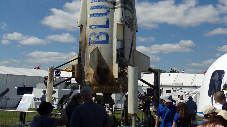 New Shepard booster at Oshkosh Airventure