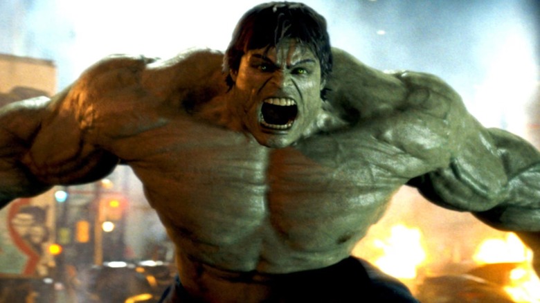 Incredible Hulk roaring