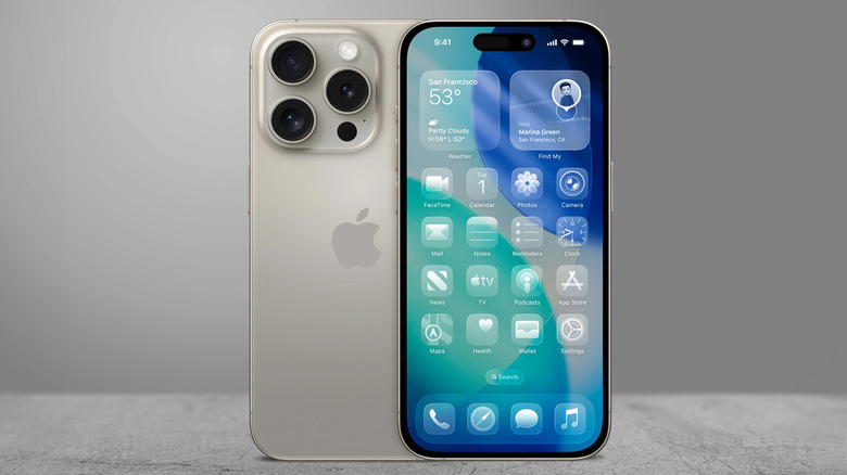 iOS 26 on an iPhone 16 Pro