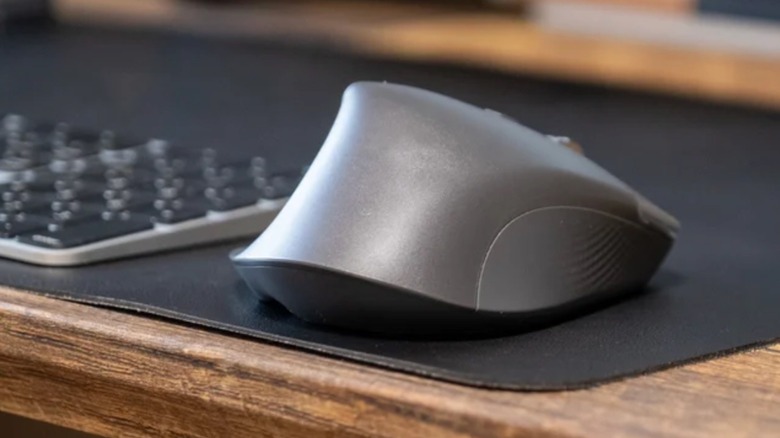 Logitech's mouse on a table
