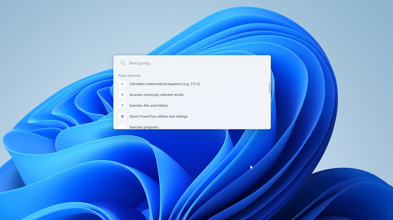 powertoys run on a windows 11 desktop