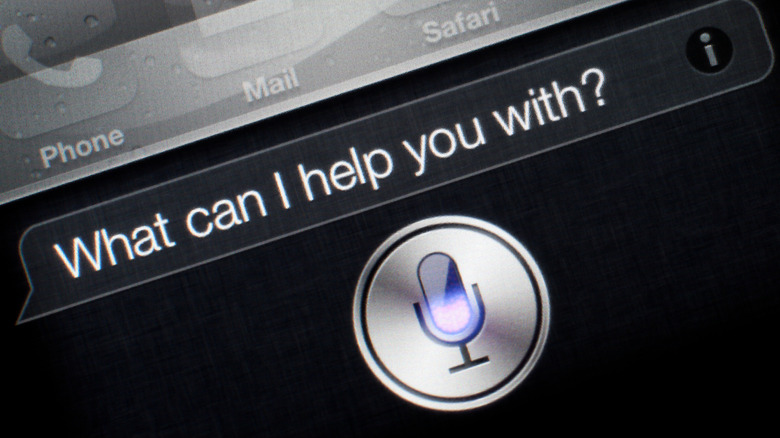 Siri app of the Apple iPhone 4S. Siri is an application introduced on the new iPhone 4S