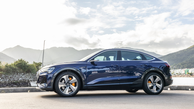2020 Audi e-tron Sportback parked