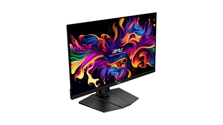 An MSI QD-OLED monitor