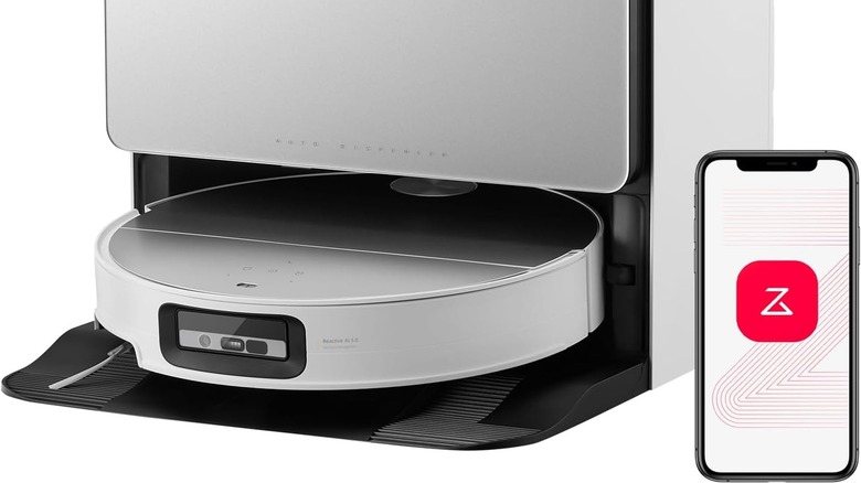 The Roborock Saros 10 Robot Vacuum is pictured against a white background.