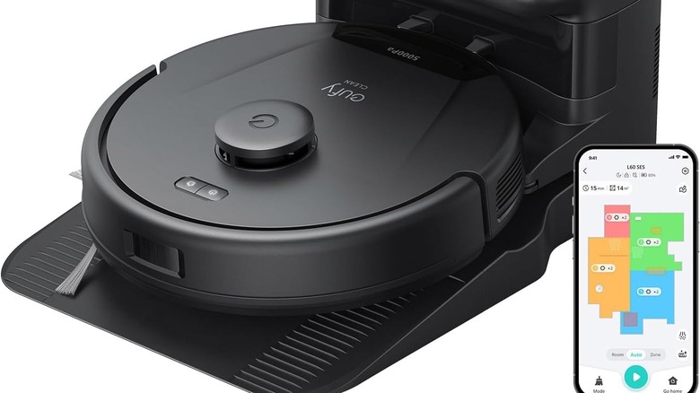 The eufy L60 Robot Vacuum is shown against a white backdrop.