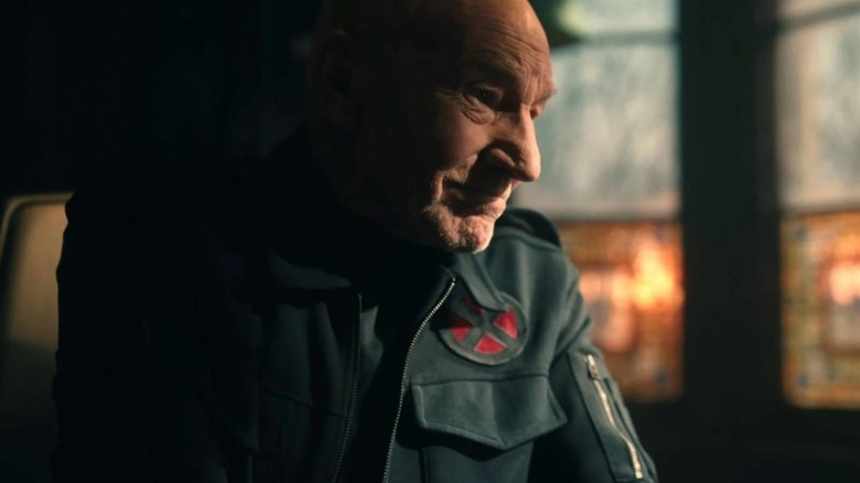 Charles Xavier (Patrick Stewart) looking out a window in Avengers: Doomsday