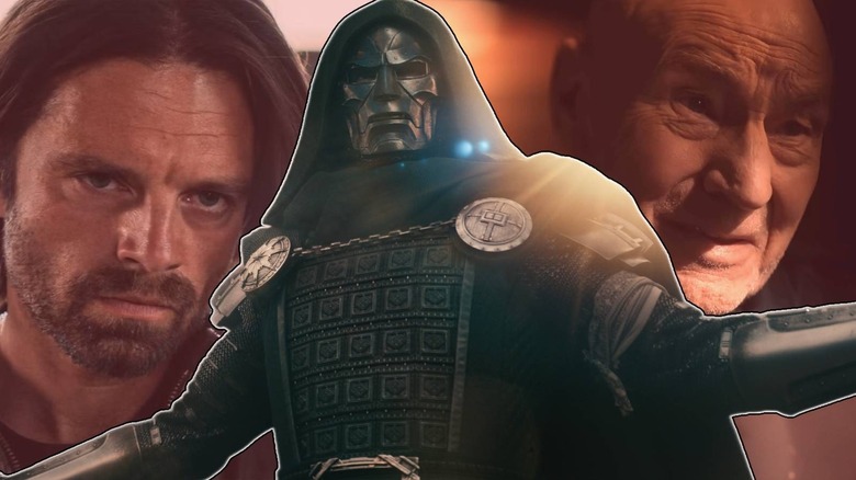 Bucky, Doom and Xavier together