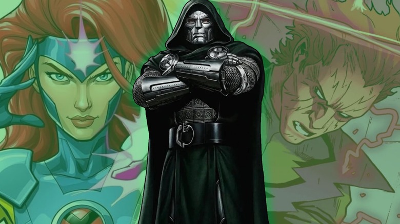 Jean Grey, Doctor Doom and Molecule Man together