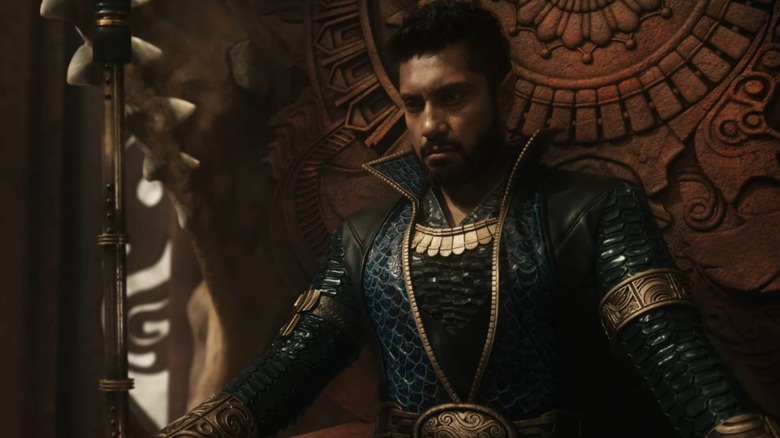 Namor sitting on his throne in Avengers: Doomsday