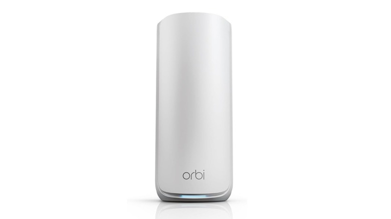 Mockup of a Wi-Fi mesh system by Netgear