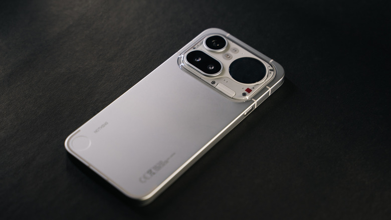Nothing Phone (4a) Pro placed on a flat surface