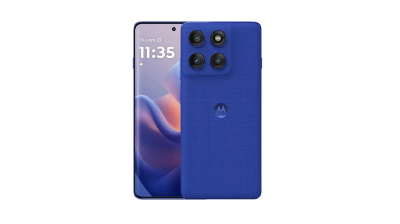 Front and rear view of Motorola Moto Edge 60 Pro