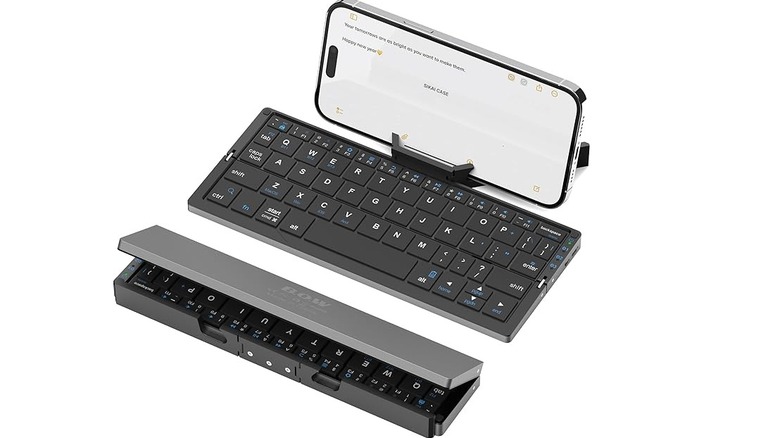 Sikai Case Foldable Bluetooth Keyboard against a white background