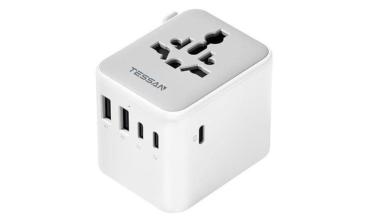 Tessan Universal Travel Adapter against a white background