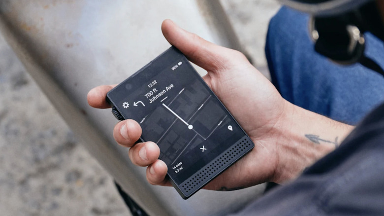 Using the Light Phone III's navigation app