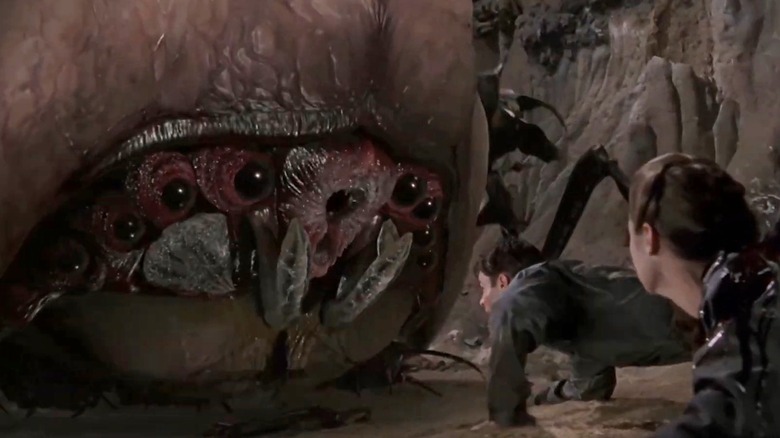 The brain bug looking at Zander and Carmen in Starship Troopers