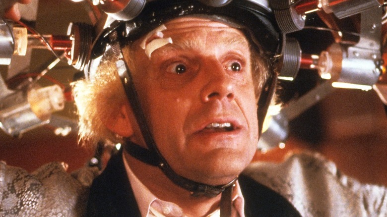 Chrstopher Lloyd as Doc Brown in Back to the Future