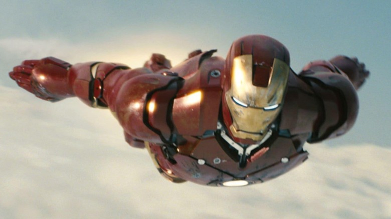Iron Man flying