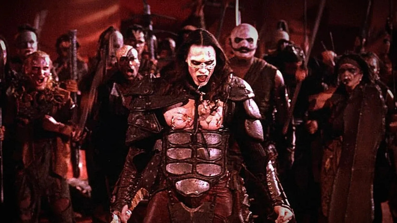 A group of possessed Martians standing together in "Ghosts of Mars."