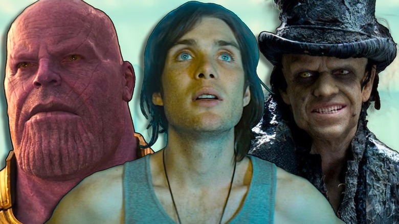 Thanos, Cillian Murphy, and Hugo Weaving together