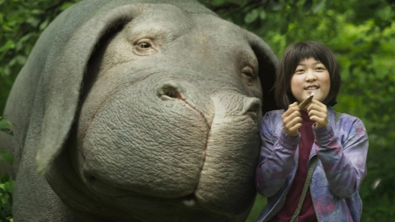 Okja and Mija together in the jungle