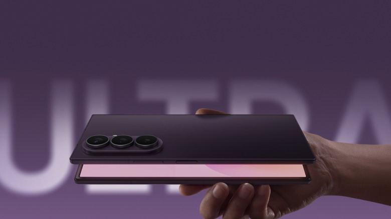 The Galaxy Z Fold 8 Ultra in hand.