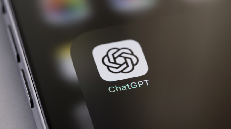 ChatGPT on a smartphone screen