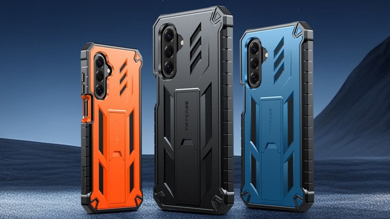 Three rugged phone cases