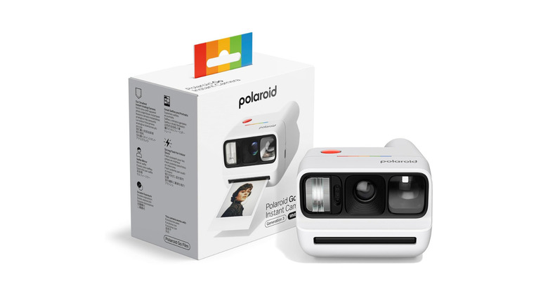 Polaroid Go Generation 3 camera with product packaging