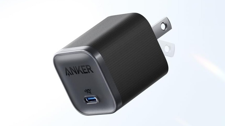 The Anker Nano Charger (45W) against a gradient background